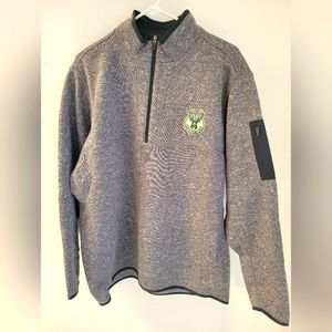 Men's Antigua 1/4 zip pullover Bucks XL